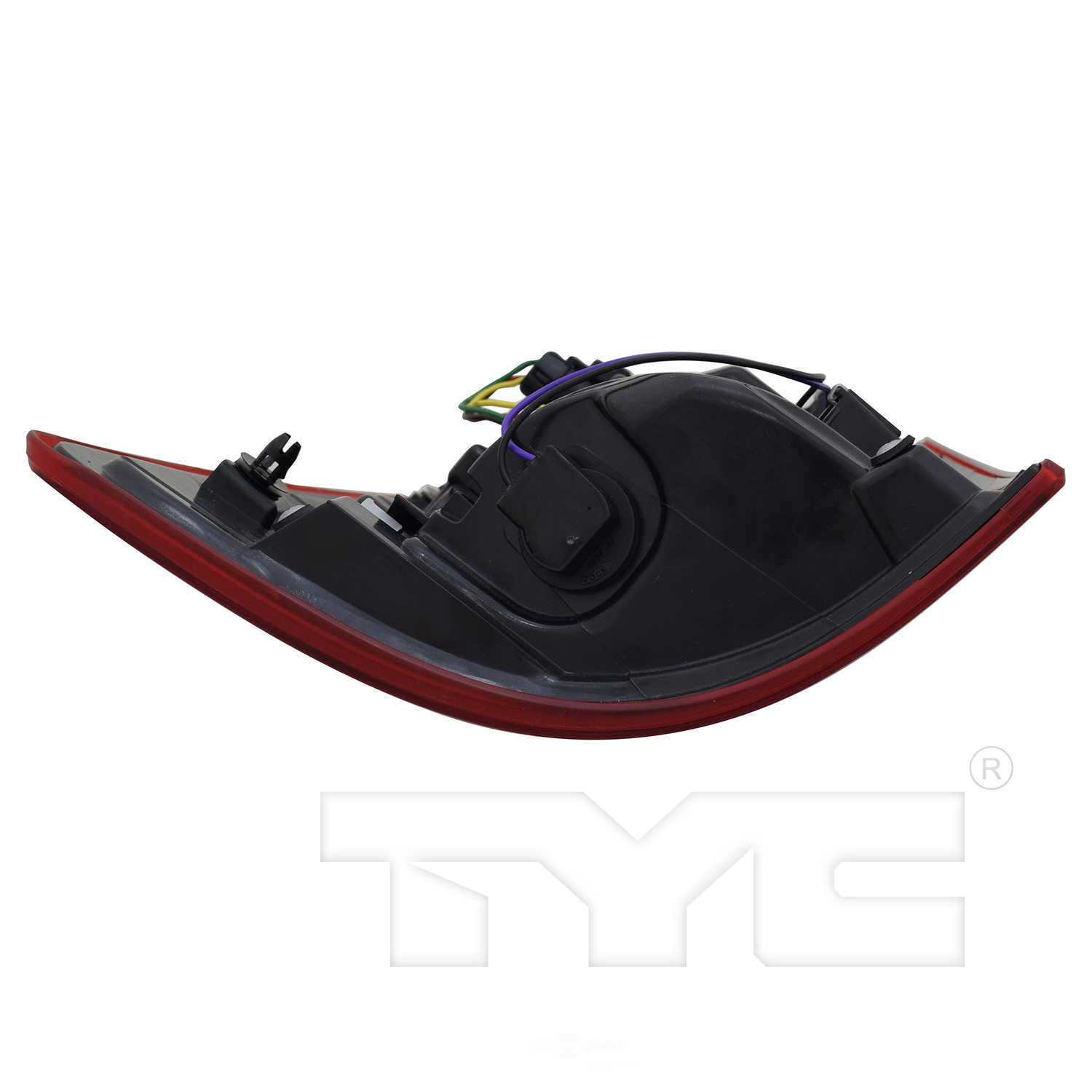 TYC 11-6555-90-9 CAPA Certified Tail Light Assembly, 19-22 CLASSIC 14-18 RAM HD LED BLK T.L RH