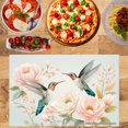 thumbnail image 2 of Joocar Hummingbird And Floral Design Linen Table Mats Set Of 4 For Home Kitchen Table Decor 12x18 inch, 2 of 5