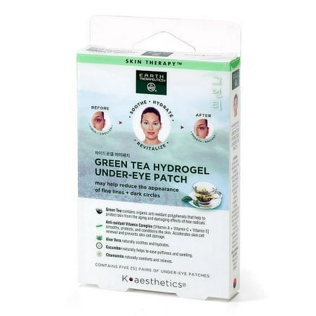 Earth Therapeutics Hydrogel Under-Eye Recovery Patch, 5 Ea, 6 Pack