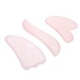 thumbnail image 1 of Quartz Scraping Plate 3Pcs Rose Quartz Roller， Quartz Stone, Anti-Wrinkle For Stress Relief Skin Firming Anti-Aging, 1 of 8