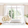 thumbnail image 2 of Anillos para cortinas BlasHome Luxury Metal con insertos de nailon, 18 unidades, 2 of 7