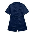 thumbnail image 4 of ATOGUTA Kids Girls Satin Robe for Birthday Party Flower Girls Birthday Robes Kimono Blue, Size 12M-4T, 4 of 9