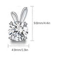 thumbnail image 2 of Pendientes de Conejitos En Pascua Hot6sl Plata 925, 2 of 2