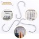 thumbnail image 5 of Paquete de 12 ganchos en forma de S multifunción de acero inoxidable para baño, dormitorio, oficina, cocina., 5 of 5