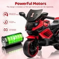 thumbnail image 4 of Trilenars 6V Motorcycle, Electric Ride On Car Toy with Training Wheels, Working Headlight, Horn & Music, Battery PoweRed Ride On Motorcycle Toy for Ages 3-6,Red, 4 of 8