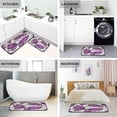 thumbnail image 4 of Pretty Purple Butterfly Anti Fatigue Mats for Kitchen Floor, Set of 2 Non Skid Washable Waterproof Anti Kitchen Floor Mats for Kitchen Office Laundry Room Bathroom (19"x27"+19"x47"), 4 of 7