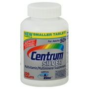 Centrum Silver Adult 50+ Multivitamin Tablets, 220 Ct