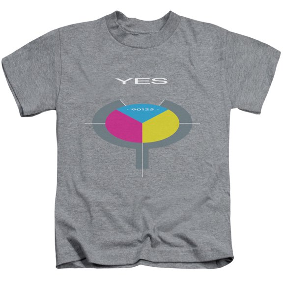 Yes 90125 S/S Juvenile 18/1 T-Shirt Athletic Heather(7)