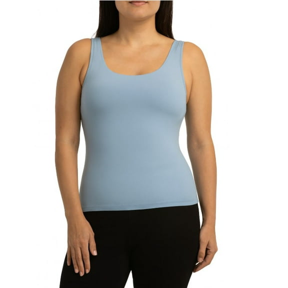 Danskin Woman's Crescent Bra Tank – Concrete Blue - Size XL