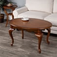 thumbnail image 6 of Butler Specialty Company Grace Oval Olive Ash 4 Legs Coffee Table, 6 of 17