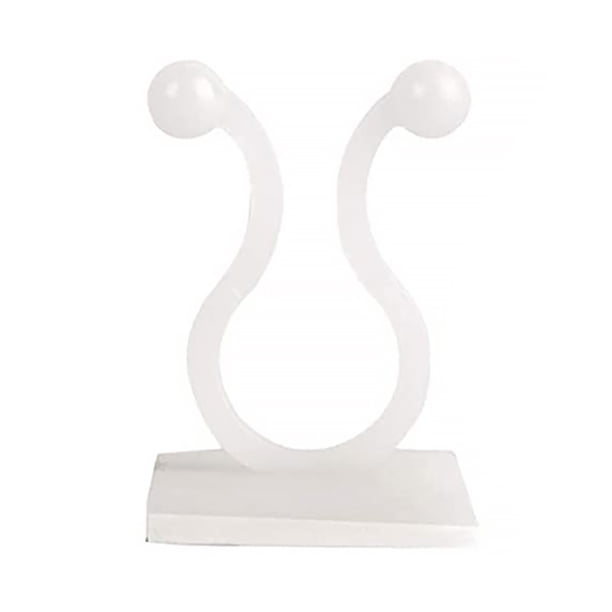 Inteprter Accesorio para plantas, sujetador de escalada en pared, ganchos de soporte de vid de montaje en pared, Clips de fijación de Jardín y Patio Medio