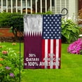 thumbnail image 2 of Flag American Half Qatari Flag Qatari American Friendship Qatar U.S.A Patriotic Proud Garden Flag, Double-Sided Decorative Outdoor Flag, Patriotic Polyester Yard Flag 12 x 18 in, 2 of 5