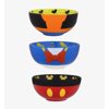Disney Parks Mickey & Friends Character Mini Bowl Set of 3 New