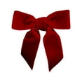 thumbnail image 3 of Fwttom 6 Pack Velvet Bows for Christmas Tree - Hanging Ornaments Red Christmas Bows for Wreaths, Holiday Party Xmas Decorations, 3 of 8