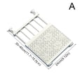 thumbnail image 1 of Wardrobe Layered Partition Nail-free Clapboard Cabinet Divider Rack Wardrobe Telescopic Bathroom Organ N4M8 Clapboard Telescopic R4W0, 1 of 9