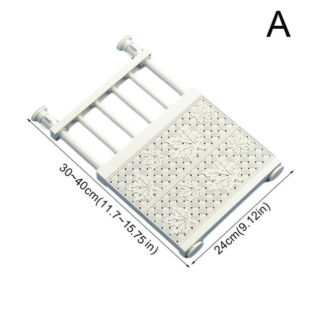 Wardrobe Layered Partition Nail-free Clapboard Cabinet Divider Rack Wardrobe Telescopic Bathroom Organ N4M8 Clapboard Telescopic R4W0