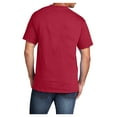 thumbnail image 2 of Mens Core Cotton Male T-Shirts Red 3XL, 2 of 5