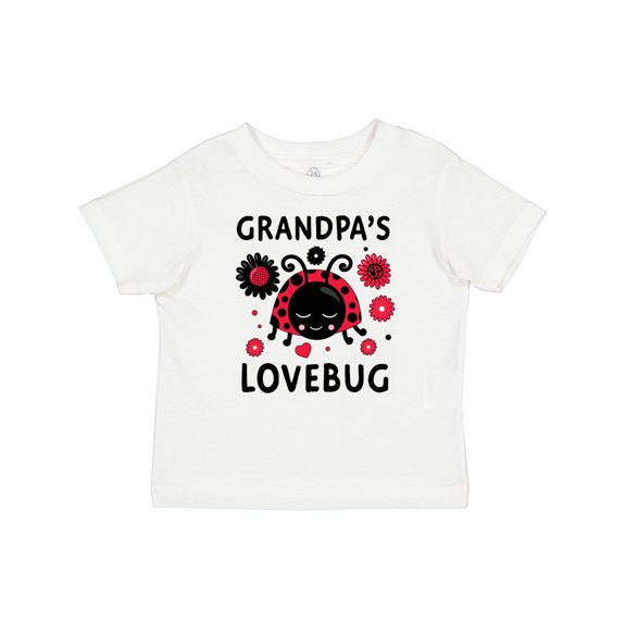 Inktastic Valentine's Day Grandpa's Lovebug Boys or Girls Baby T-Shirt