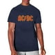 thumbnail image 1 of AC/DC - Camiseta The Wash Collection Logotipo para Adultos Unisex (Azul Marino), 1 of 2