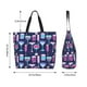 thumbnail image 5 of Easygdp Wine Glasses And Cocktails Bolsas Tote para Mujer, Bolsos de Hombro para Viaje, Bolsos de Mano de Gran Capacidad para Compras y Trabajo, 5 of 8