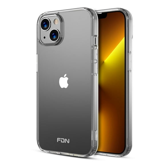 Funda Case FDN Gummy para iPhone 16e 14 y 13 - Transparente