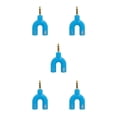 thumbnail image 2 of Sidaley Divisor de audio de 3,5 mm Conector estéreo 2 en 1 Convertidor de sonido externo Micrófono Auriculares Computadora Tablet Accesorios azul Type2 NO2, 2 of 4