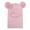 Pink, variant on Baby Winter Knit Hat with Soft Pom Poms, Toddler Pullover Style Beanie with Integrated Neck Warmer, Cute Animal Ear Design Fleece Lined Cap for Infants and Kids Cold Weather Protection - Beige