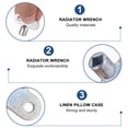 thumbnail image 5 of FRCOLOR Radiator Vent Key 6Pcs Square Socket Bleeding Keys for Practical Radiator and Plumbing Use,1.18"X0.94"X0.24", 5 of 5