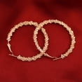 thumbnail image 3 of Pendientes de aro grandes,Pendientes de aro grandes para mujer Pendientes de mujer Anillos de oreja Construcción robusta Jadeshay A, 3 of 6
