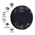 thumbnail image 5 of Waterproof Spare Wheel Cover, Flower Memorial Sadness Adjustable Wheel Cover For Jeep Trailer Rv Suv Car, 15 Inch, 5 of 8