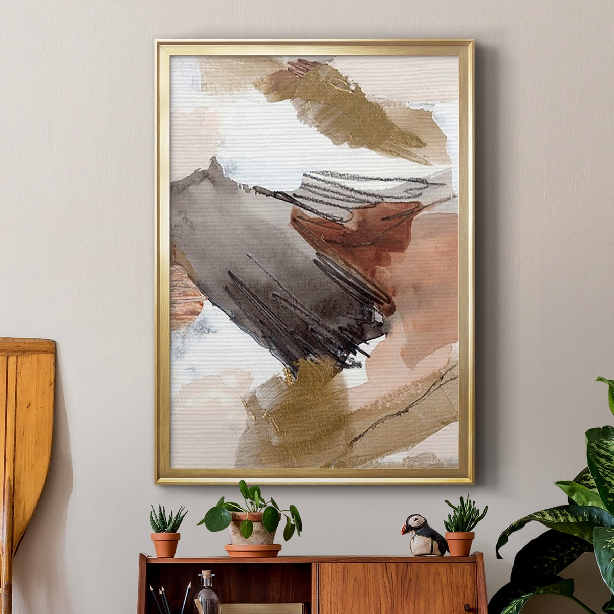 Antique Gold III Premium Framed Print, in Gold, Black, or Silver - Ready to Hang