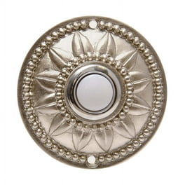 Carlon Oil Rubbed Bronze White Brass Wired Pushbutton Doorbell Carlon Oil Rubbed Bronze White Brass Wired Pushbutton Doorbell