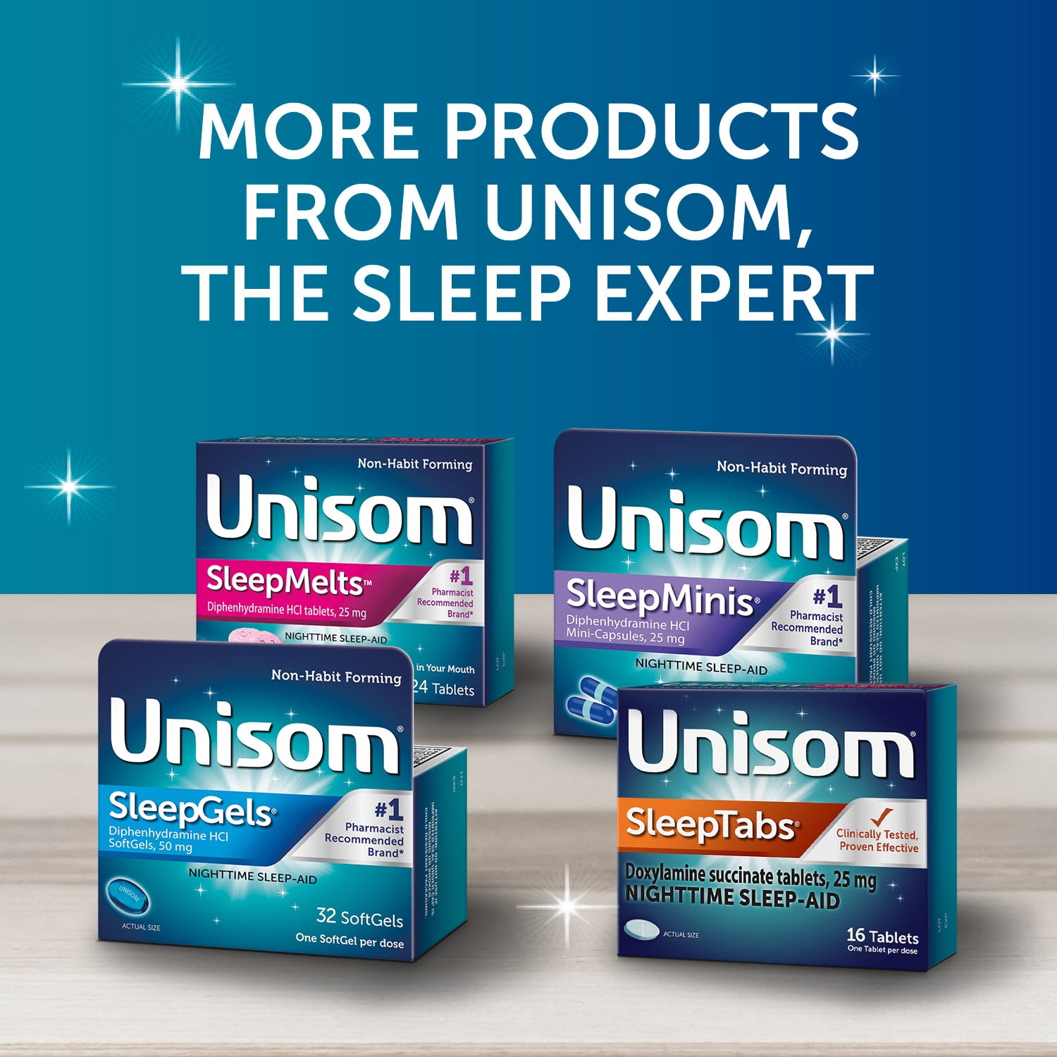 SleepTabs Doxylamine Succinate Tablets 32ct