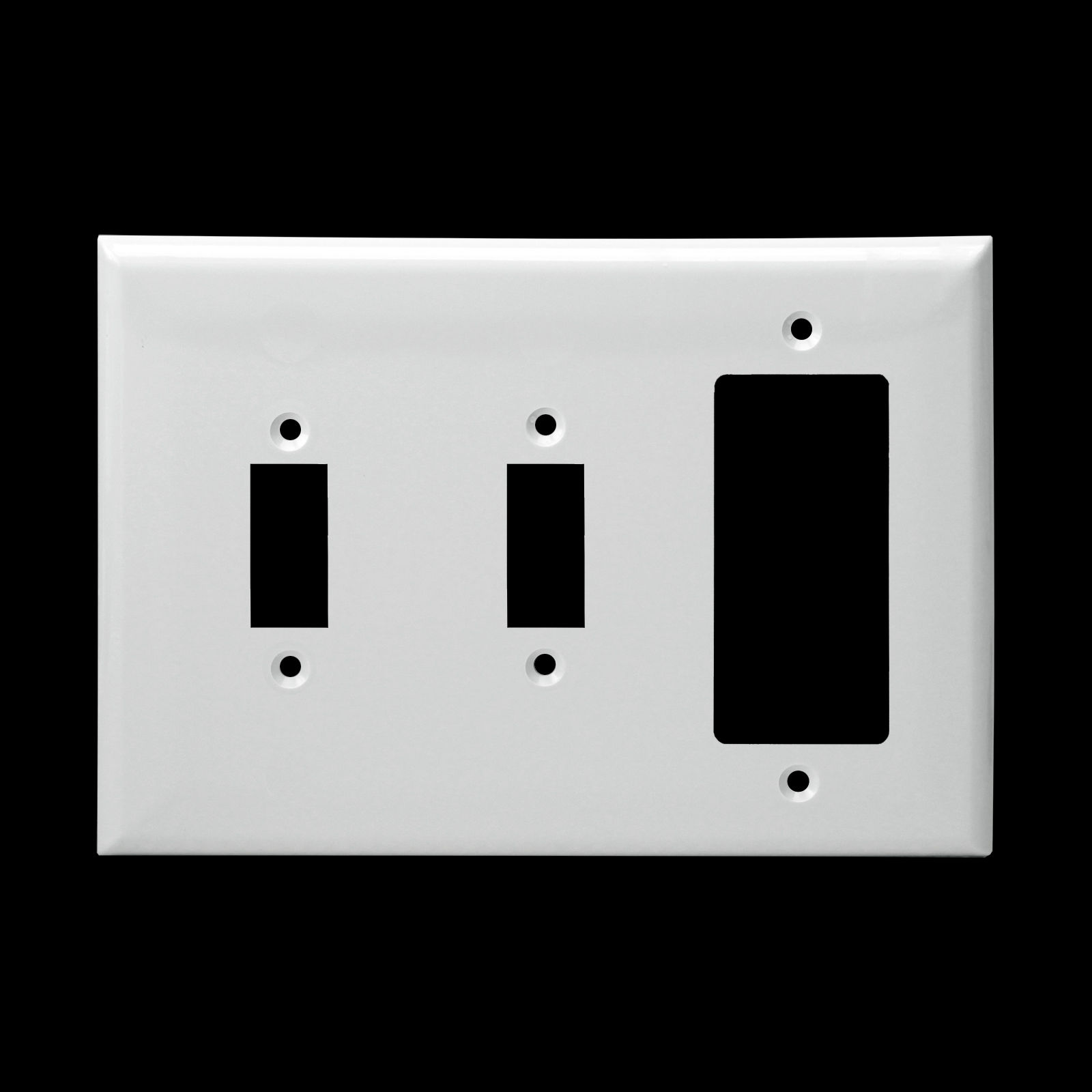 Enerlites Combination Wall Switch Plates, Standard Size, Unbreakable