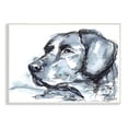 thumbnail image 3 of Stupell Industries Monochrome Ink Dog Portrait Abstract Watercolor Detail Painting Unframed Art Print Wall Art, Design by Kendra Shedenhelm, 3 of 5