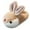 Coffee, variant on Otqutp Kids Toddler Bunny Slippers Boys Girls Cute Animal Indoor House Shoes Non-Slip Slippers Warm Plush Fuzzy Shoes