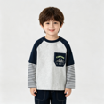 thumbnail image 2 of YOUYEDIAN Toddler Boy Long Sleeve Shirt Fashion Crewneck Pullover Tops, 2 of 5