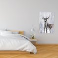 thumbnail image 2 of Winter abstract deer - 24"x36" canvas - Print on demand, 2 of 5