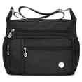 thumbnail image 1 of OUTAD Sac Messager Femme Multifonctionnel Sacs Bandoulière Imperméable Sac à Main en Nylon Grand Sac de Voyage, 1 of 5