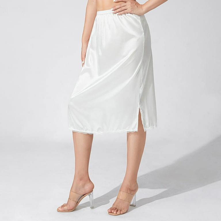 3 Pcs Women's Half Slips for Under Dress Lace Trim Underskirt Above Knee  Slip Skirt : : Clothing, Shoes & Accessories