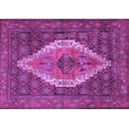 thumbnail image 1 of Ahgly Company Indoor Rectangle Medallion Purple Traditional Area Rugs, 7' x 9', 1 of 4