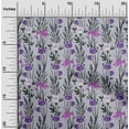 thumbnail image 2 of oneOone Cotton Silk Purple Fabric Floral Retro Diy Clothing Quilting Fabric Print Fabric By Yard 42 Inch Wide, 2 of 5