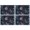 Pioneer Flower Floral-1, variant on Pioneer Flower Floral Print Pattern Summer Placemats Table Placemats Set Of 4-Linen Kitchen Washable Placemats Table Mats 12x18 Inch Non-Slip Heat Resistant