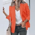 thumbnail image 4 of Tflycq Women Long Sleeve Business Jackets Casual Work Cardigan Jacket Shawl Neck BlazersM, 4 of 5