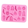 thumbnail image 6 of Halloween Ice Cube Tray, Reusable Silicone Freezer Mold For Party Drinks, Novelty Ice Cube Maker For Whiskey Cocktail Coffee, 6 of 7