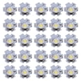 thumbnail image 2 of Herwey 25Pcs 0.5W 5V High Power LED Lamp Bead Light Source Chip With Aluminum Plate, 2 of 8