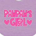 thumbnail image 4 of Inktastic Pawpaw's Girl Girls Baby Bib, 4 of 4