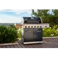 thumbnail image 5 of Nexgrill Deluxe 6-Burner Natural Gas Grill with Searing Side Burner and Griddle Insert, Stainless Steel Frame, 60,000 BTUs Output, BBQ Grill for Outdoor Gatherings - 730-0896GH, 5 of 9