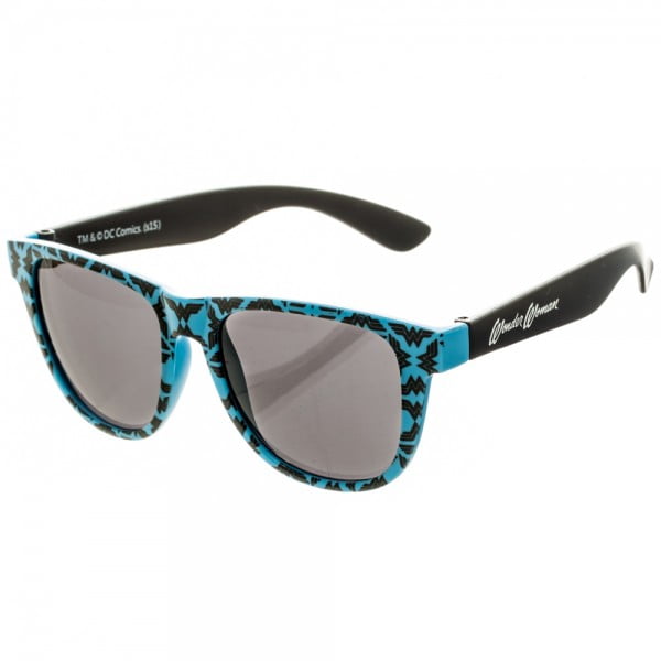 Sunglasses DC Comics Wonder Woman Logo Pattern w/Case New sg3emrdco