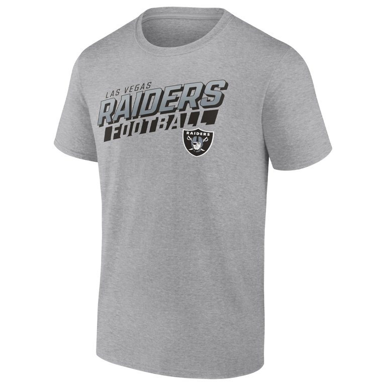 Men's Heathered Gray Las Vegas Raiders To The Wire T-Shirt